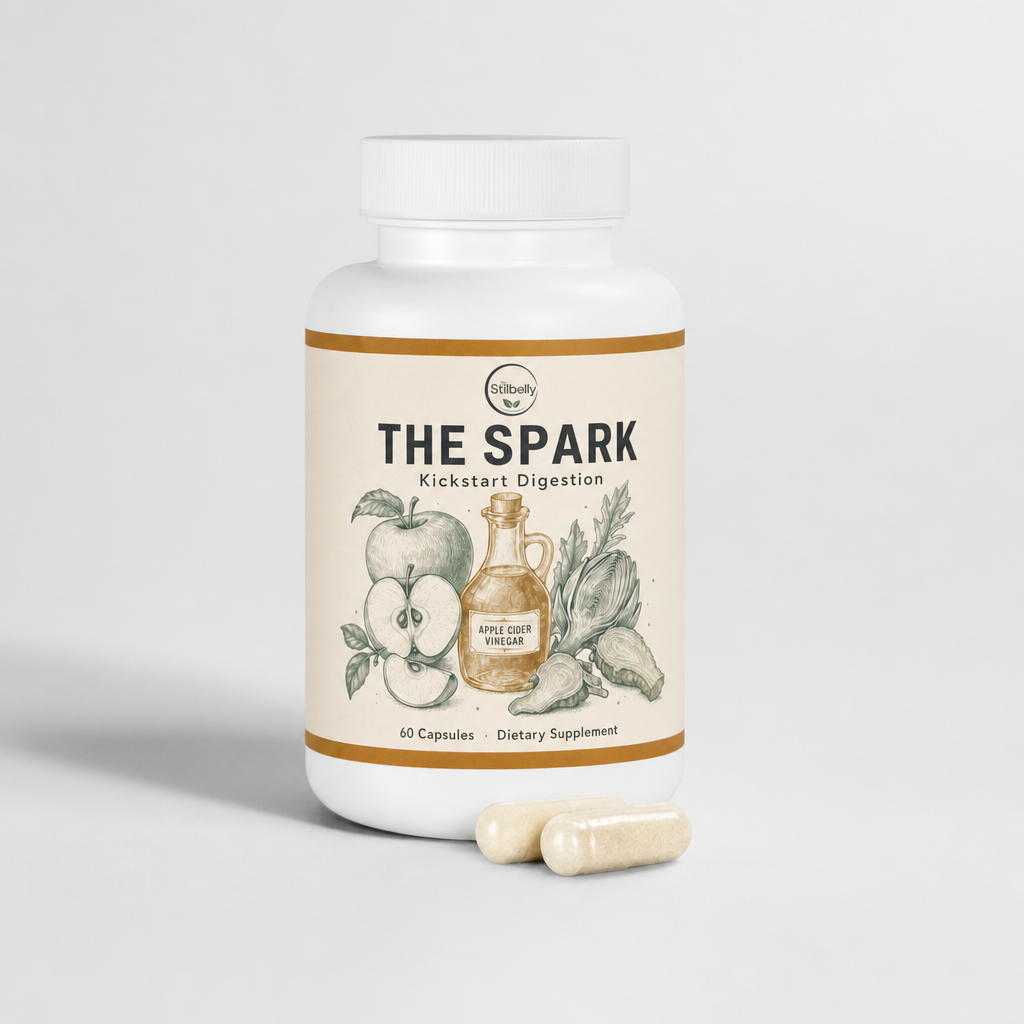 The Spark - Apple Cider Vinegar Capsules bottle angle view